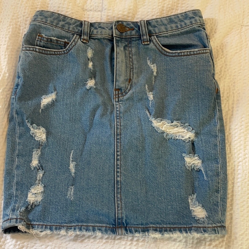 BDG Denim Mini Skirt
